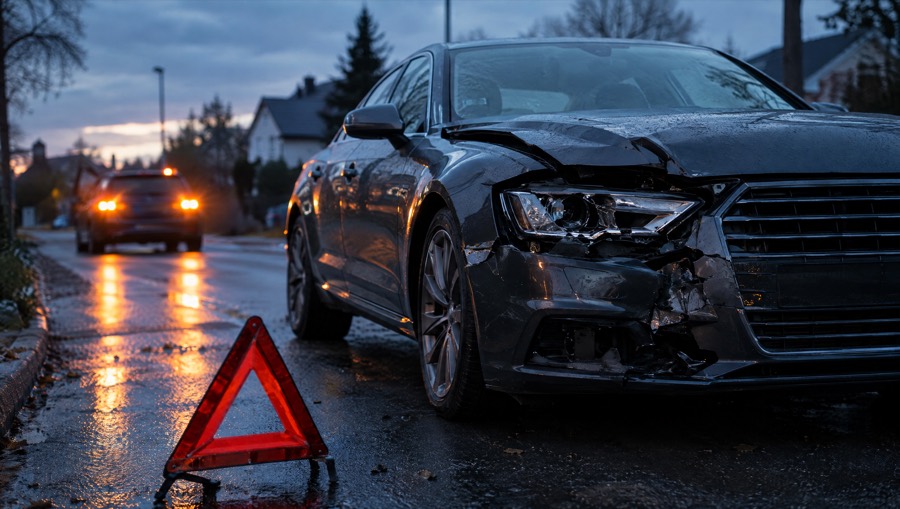 Frontschaden nach einem Unfall